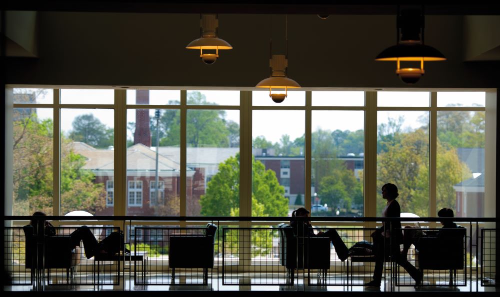 Students in the Melton Student Center