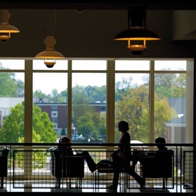 Students in the Melton Student Center