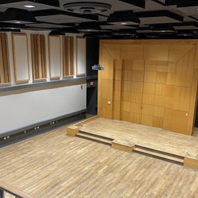 inside of recording studio