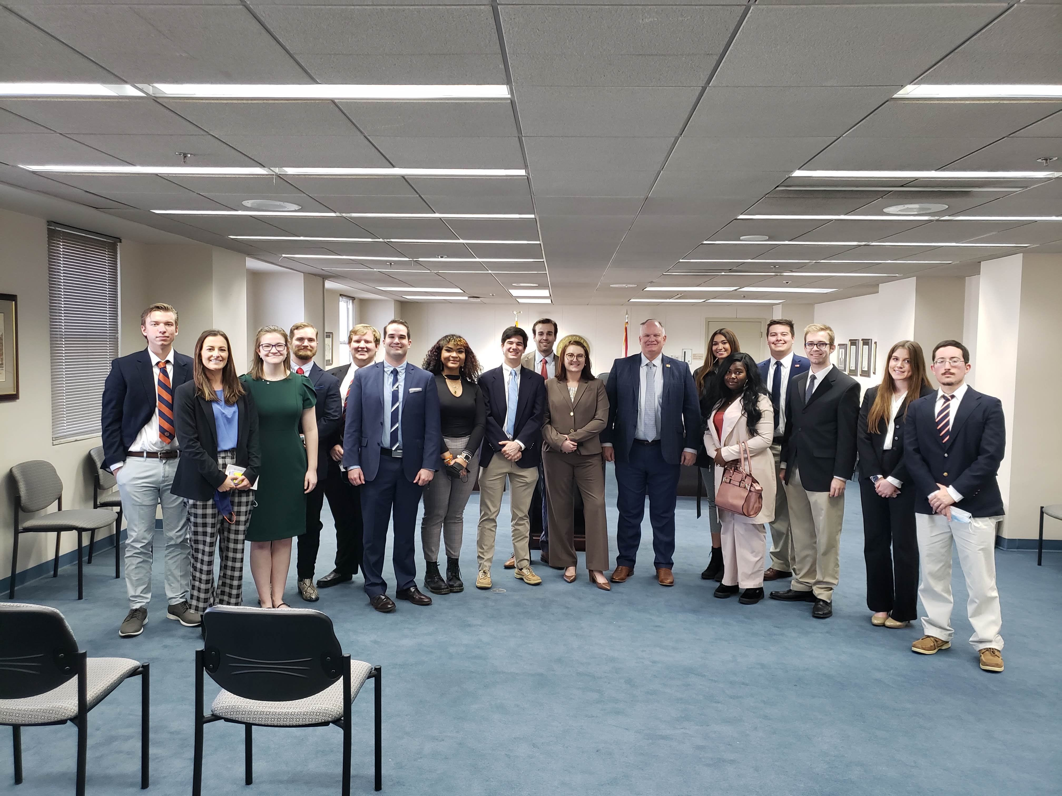 CLA students meet Senator Tom Whatley