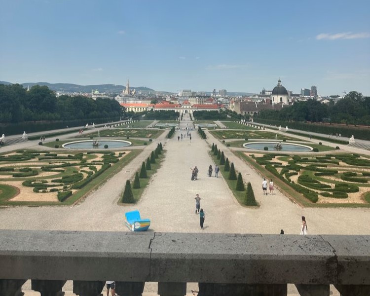 Imperial garden in Vienna