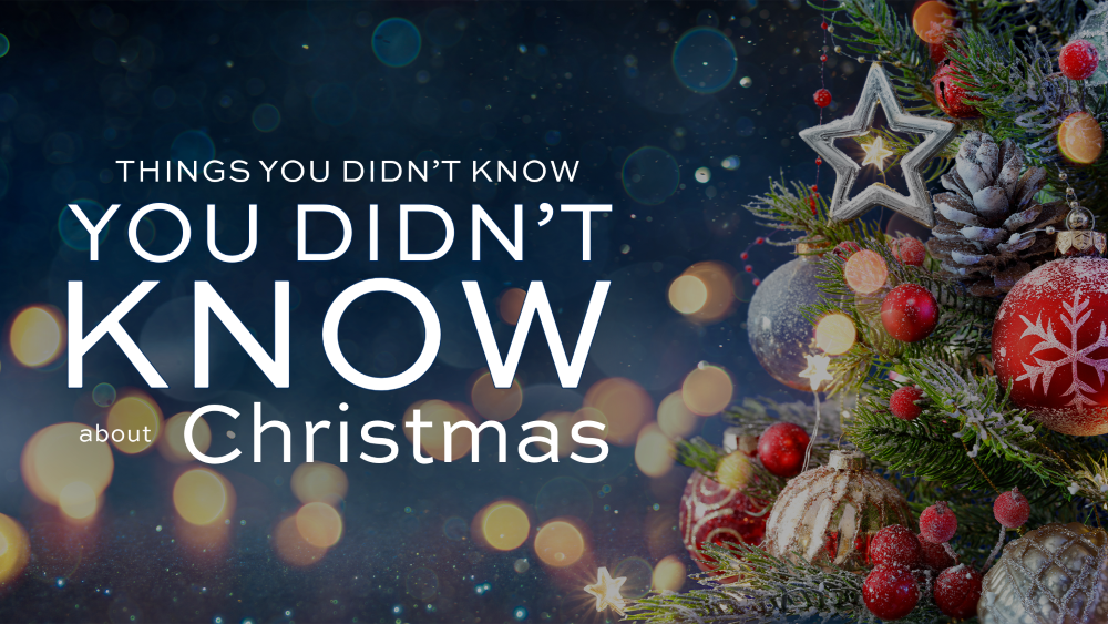 Things You Didn't Know You Didn't Know about Christmas