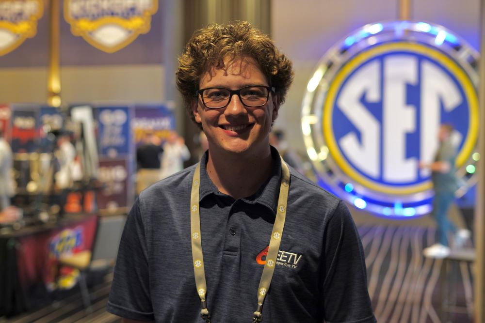 Zach Card serves as station manager for Eagle Eye TV