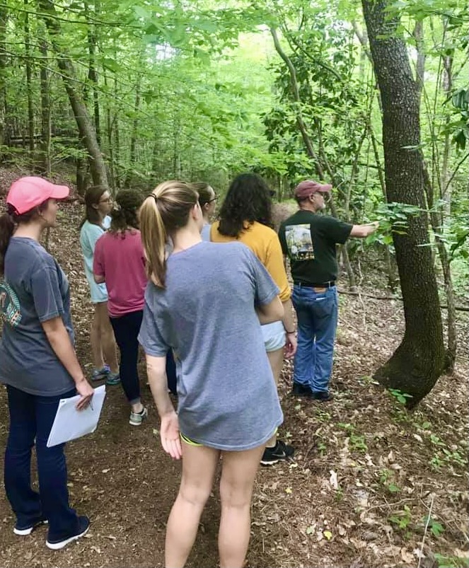 students engage in learning about their surroundings at Grampian Hills