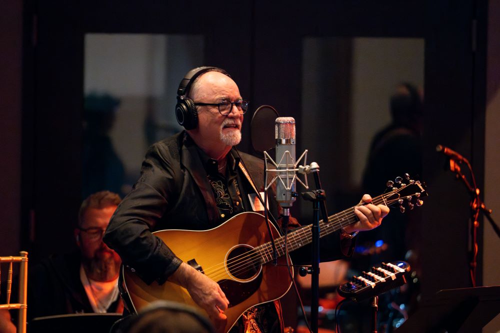 Don Clayton performing at Lucky Man Studio