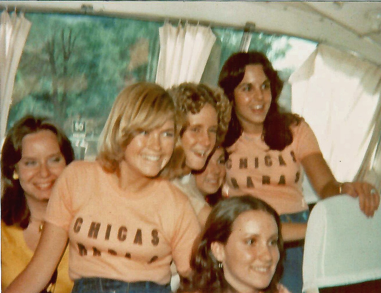 Susan Melton with students on a study abroad trip to Spain