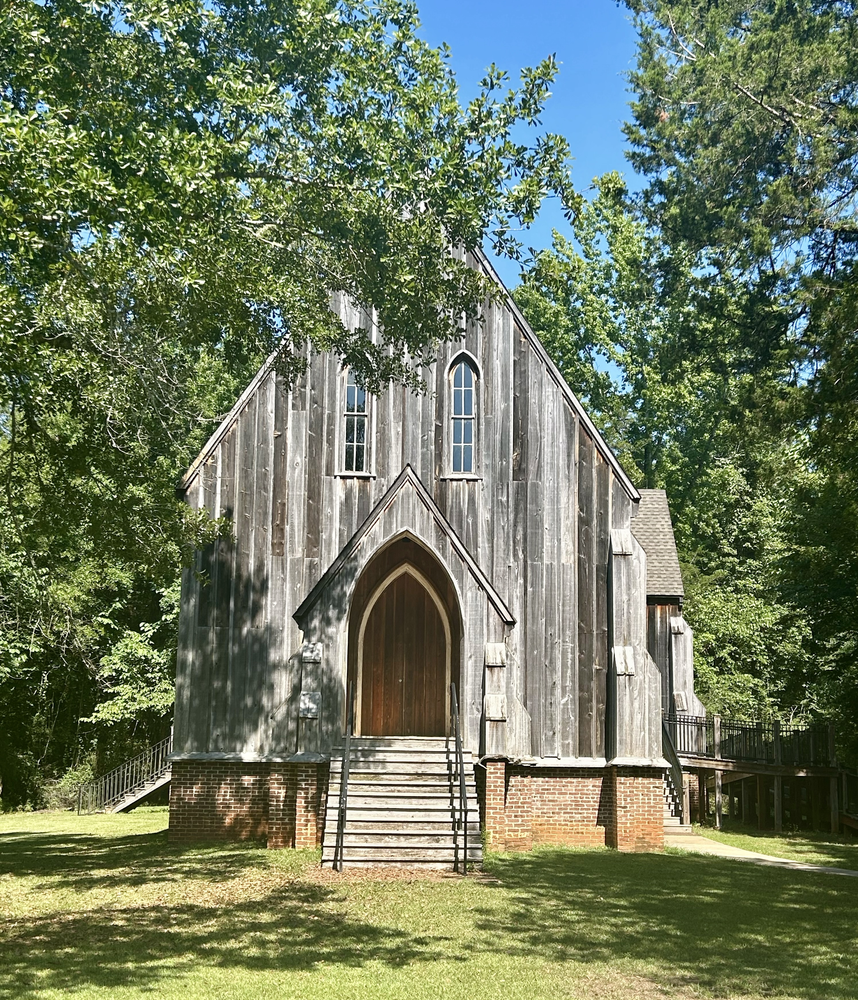 St. Luke’s Episcopal Church is among the sites featured at Alabama’s first state capital in the Old Cahawba Archaeological Park south of Selma.