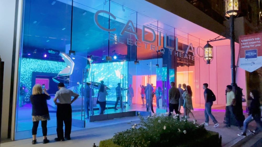 The Cadillac Lyric experience in Glendale designed by Mark Snell