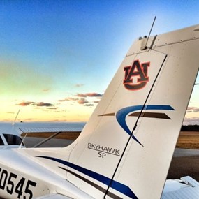 Tail image of a plane