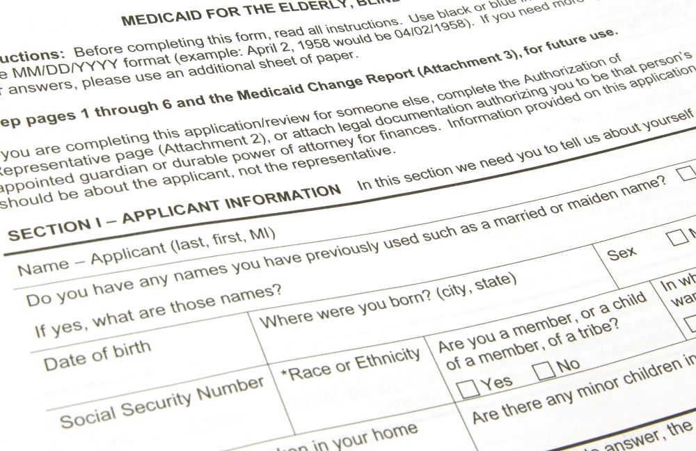 Medicaid application