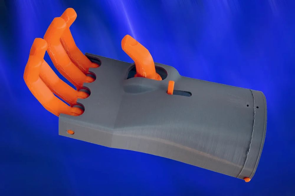 3-D printed model of a 16th-century prosthetic named the Kassel Hand