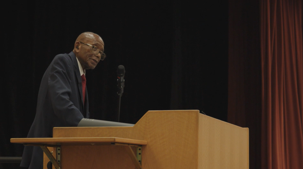 Fred Gray speaking at Auburn's Constitution Day