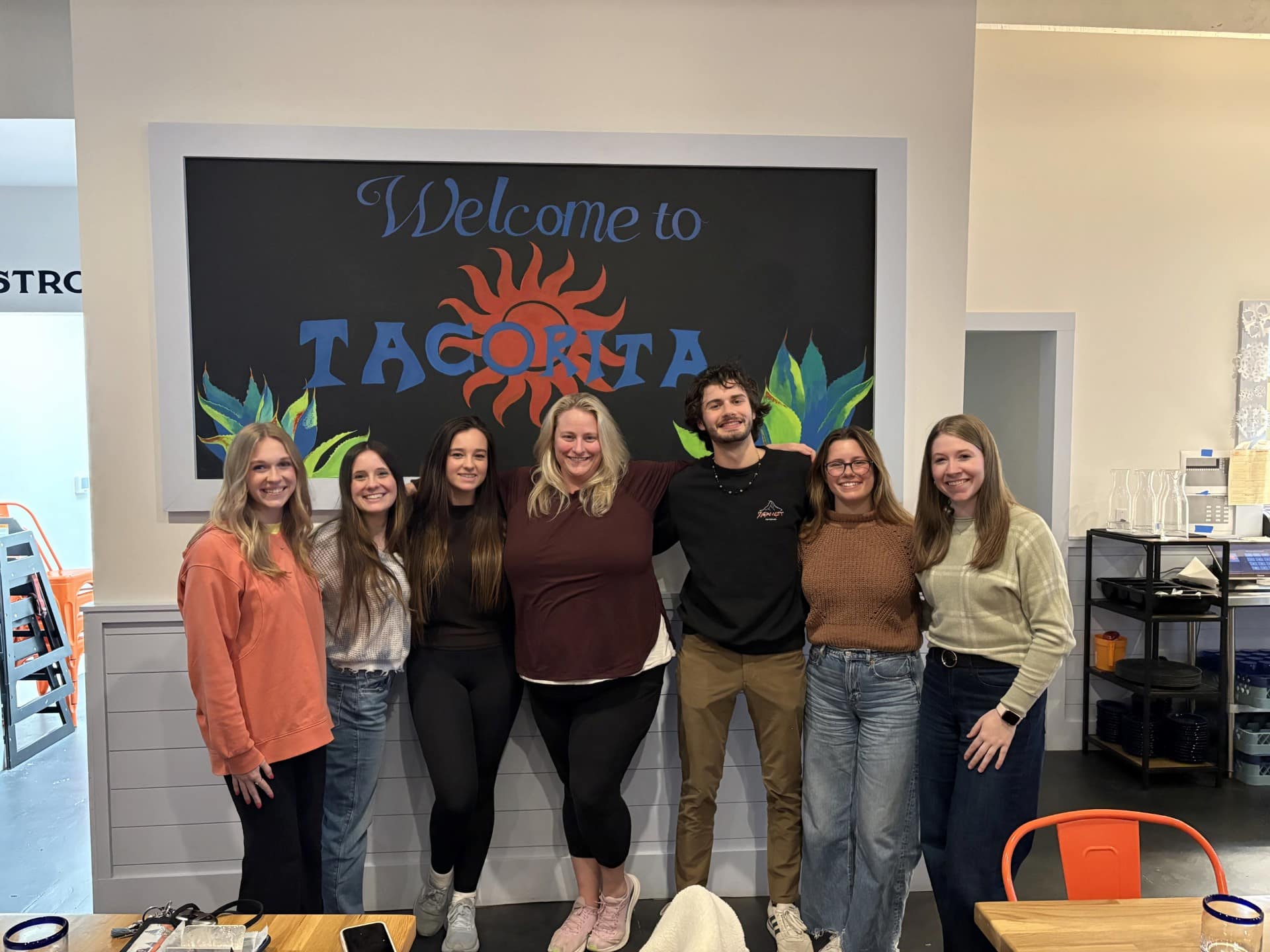 Dr. Sara Blaine with the AUBIE Squad